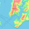 Mapa topográfico St. Mawes, altitude, relevo