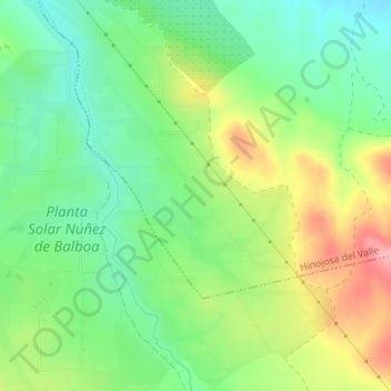 Mapa topográfico Las Traseras, altitude, relevo