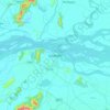 Mapa topográfico Goalpara, altitude, relevo