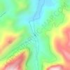 Mapa topográfico Cachoeira da Rocinha, altitude, relevo