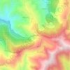 Mapa topográfico Relva Velha, altitude, relevo