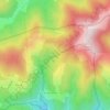 Mapa topográfico Fontreyde, altitude, relevo