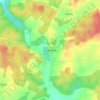 Mapa topográfico Morgen, altitude, relevo