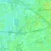 Mapa topográfico Hoog-Duurswoude, altitude, relevo