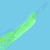 Mapa topográfico Punta Chame, altitude, relevo