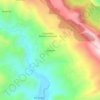 Mapa topográfico Quiñales, altitude, relevo