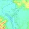 Mapa topográfico Cimahi, altitude, relevo