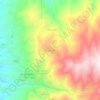 Mapa topográfico Redipiano, altitude, relevo
