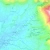 Mapa topográfico Dadagau, altitude, relevo