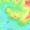 Mapa topográfico Haut de France, altitude, relevo