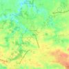 Mapa topográfico Boisvin, altitude, relevo