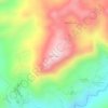 Mapa topográfico Buttu Seka, altitude, relevo