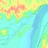 Mapa topográfico Minanga Sur, altitude, relevo