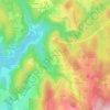 Mapa topográfico Le Madegal, altitude, relevo