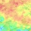 Mapa topográfico Kervengu, altitude, relevo