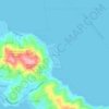 Mapa topográfico Paradise Cay, altitude, relevo