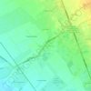 Mapa topográfico Estación Colina, altitude, relevo