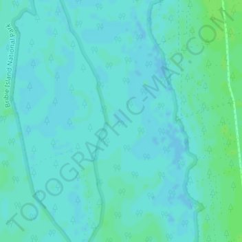 Mapa topográfico Welsby, altitude, relevo