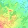 Mapa topográfico Zameczna Góra, altitude, relevo