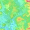 Mapa topográfico Mouriéras, altitude, relevo