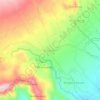 Mapa topográfico Bebandem, altitude, relevo