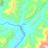 Mapa topográfico Nazareth, altitude, relevo