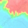 Mapa topográfico Monte Alegre, altitude, relevo