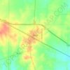 Mapa topográfico Electra, altitude, relevo