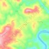 Mapa topográfico Carsonville, altitude, relevo