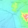 Mapa topográfico Tecamachalco, altitude, relevo