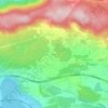 Mapa topográfico Trabenig, altitude, relevo