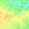 Mapa topográfico Hauville, altitude, relevo