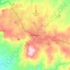 Mapa topográfico Debre Tabor, altitude, relevo