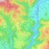 Mapa topográfico L'Hermet, altitude, relevo