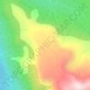 Mapa topográfico Rainbow Range, altitude, relevo