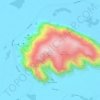 Mapa topográfico Uluṟu, altitude, relevo