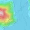 Mapa topográfico Carmine Inferiore, altitude, relevo