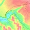 Mapa topográfico Huayco, altitude, relevo