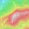 Mapa topográfico Hochlantsch, altitude, relevo