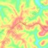Mapa topográfico Taswell, altitude, relevo