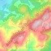 Mapa topográfico U Tipponu, altitude, relevo