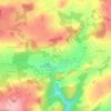 Mapa topográfico Kerniault, altitude, relevo