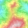 Mapa topográfico Cerro, altitude, relevo