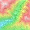 Mapa topográfico En Giboï, altitude, relevo