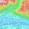 Mapa topográfico Vers le Mont, altitude, relevo