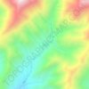 Mapa topográfico Umla, altitude, relevo