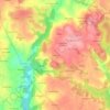Mapa topográfico Kervenez, altitude, relevo