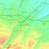 Mapa topográfico Tanjung Morawa, altitude, relevo