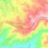 Mapa topográfico Camino, altitude, relevo