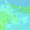 Mapa topográfico Le Pré Bas, altitude, relevo